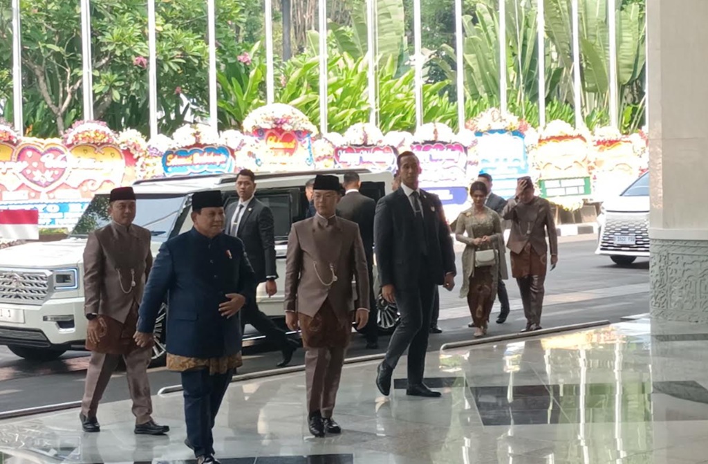 Prabowo dan Jokowi Bersanding Jadi Saksi Nikah Kasespri di JCC Senayan
