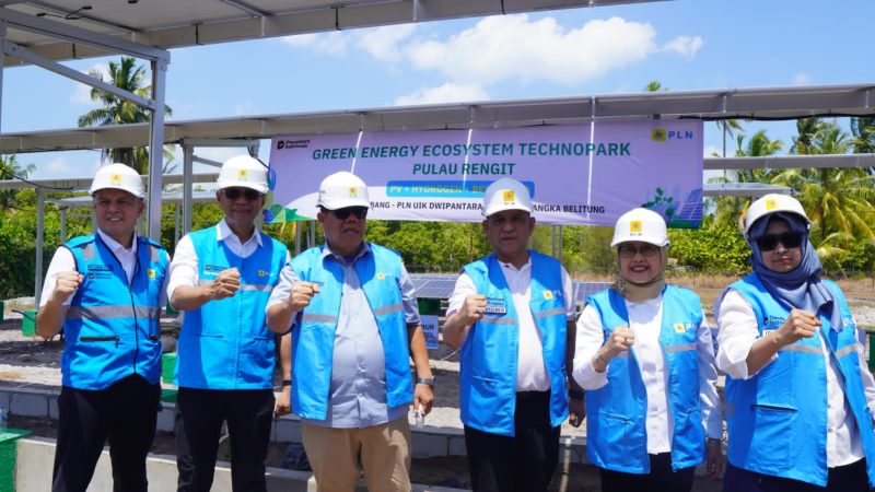 GEET Pulau Rengit Diresmikan Gubernur Babel Hidayat Arsani, Belitung Jadi Percontohan Energi Bersih Pulau Kecil