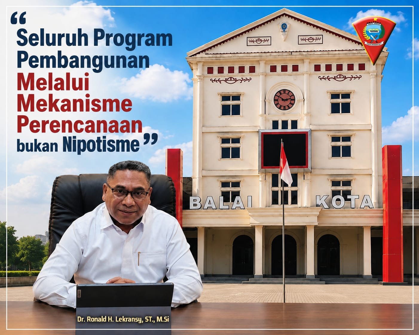 Pemkot Ambon Bantah Pembangunan Infrastruktur Sarat Nepotisme, Prioritas Ditentukan oleh Tingkat Kerusakan dan Anggaran