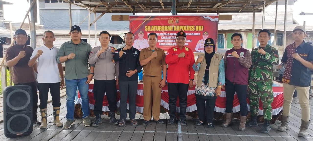Titik Panas di OKI Meningkat Hampir 80 Persen, Polisi hingga Perusahaan Gelar Sosialisasi Karhutla di Cengal