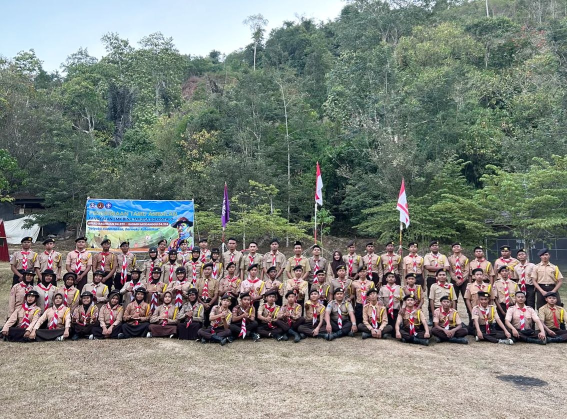 Calon Ambalan SMK Bina Taruna Gorontalo Digembleng Tiga Hari di Alam Terbuka, Kepala Sekolah: Bukan Sekadar Berkemah