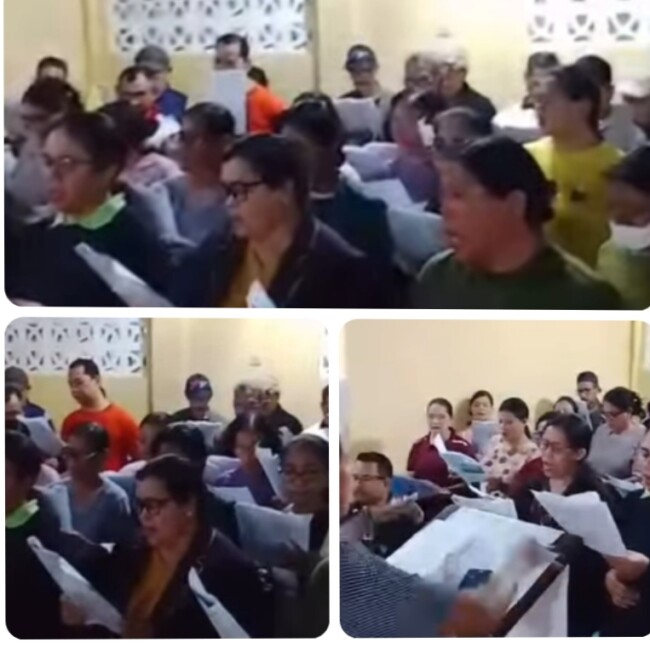 Misa Perdana di Kapela Santo Agustinus Bello, Kolhua, Dua Koor Padukan Lagu untuk Suasana Liturgi yang Khidmat