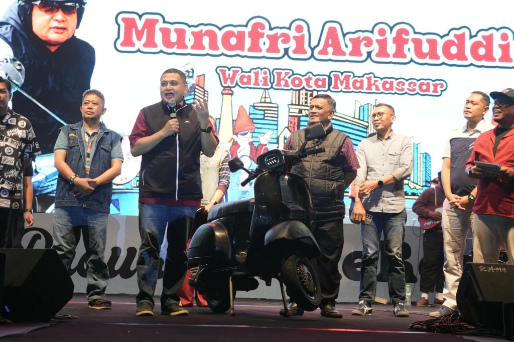 Wali Kota Makassar Canangkan Target Makassar Jadi Rumah Komunitas Vespa Dunia, VESPAPORA 2026 Jadi Pijakan Awal