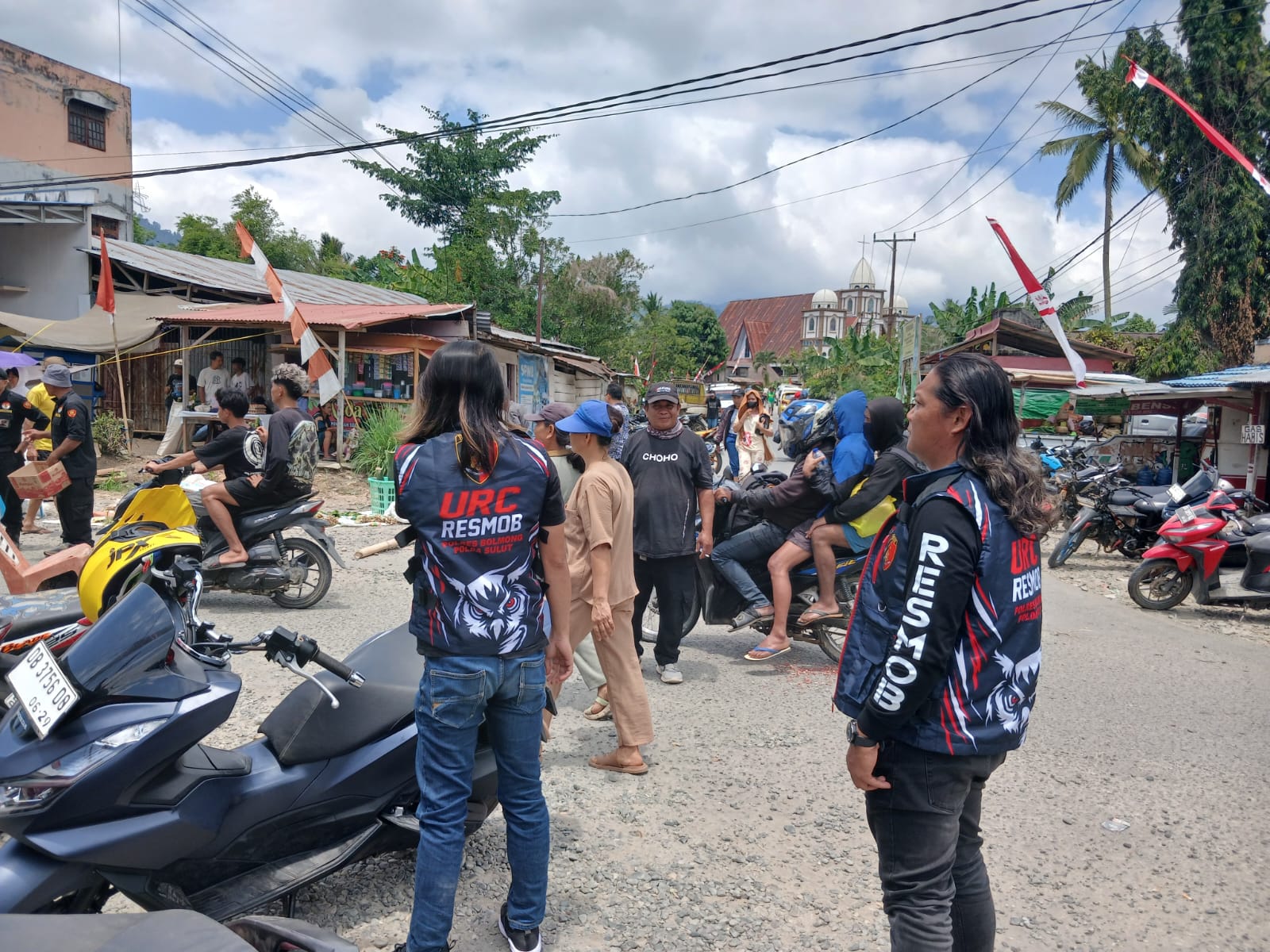Patroli dan Razia Sajam di Dumoga Raya, Polres Bolmong Amankan Perayaan Pengucapan Syukur