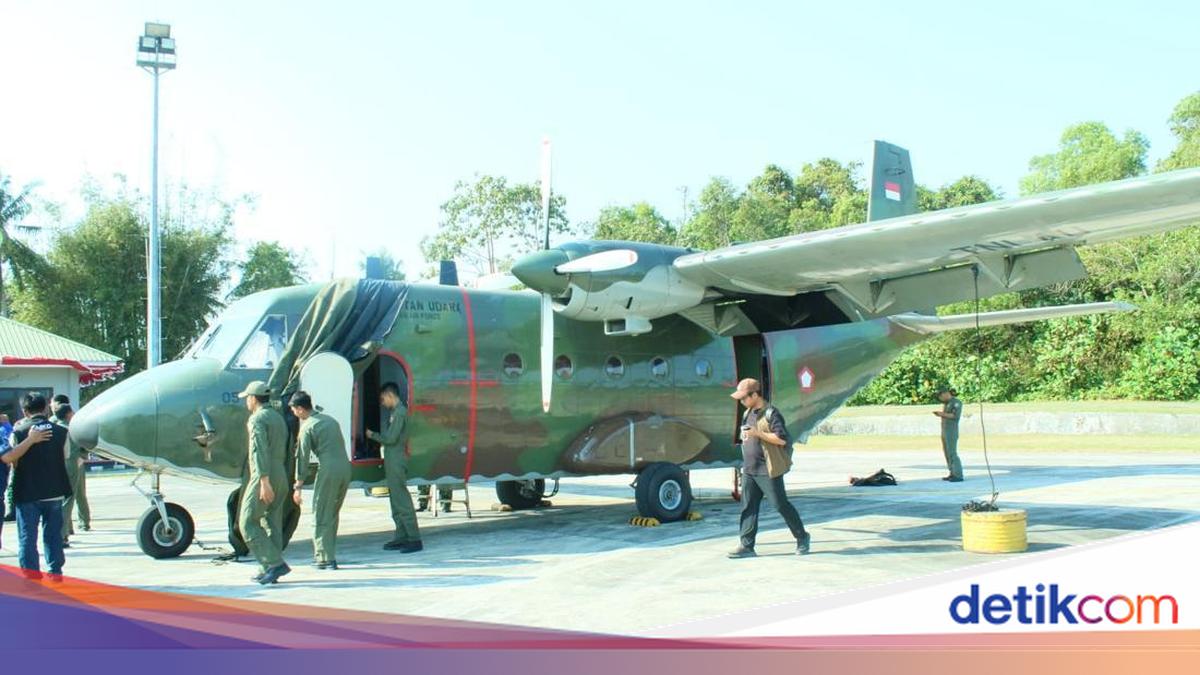 Pesawat Casa NC-212 Disiagakan untuk Modifikasi Cuaca di Kaltim, 800 Kg Garam Siap Tebar ke Langit IKN