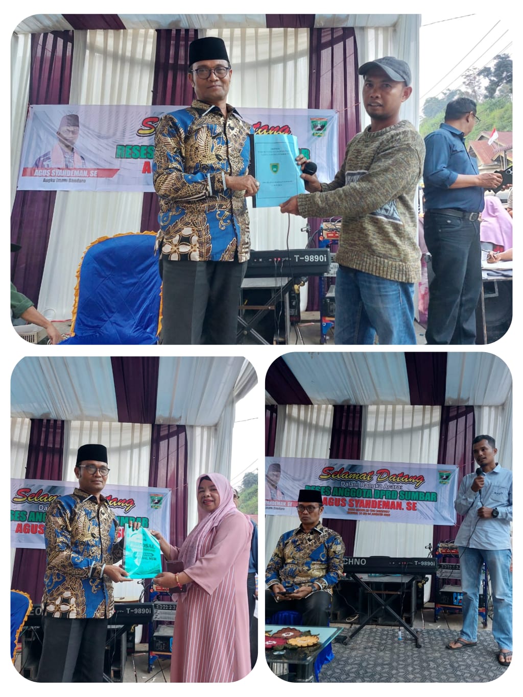 Reses di Aie Dingin, Warga Titip Dukungan Pemekaran Nagari Sungai Gando hingga Pembangunan Kantor Wali Nagari ke Agus Syahdeman