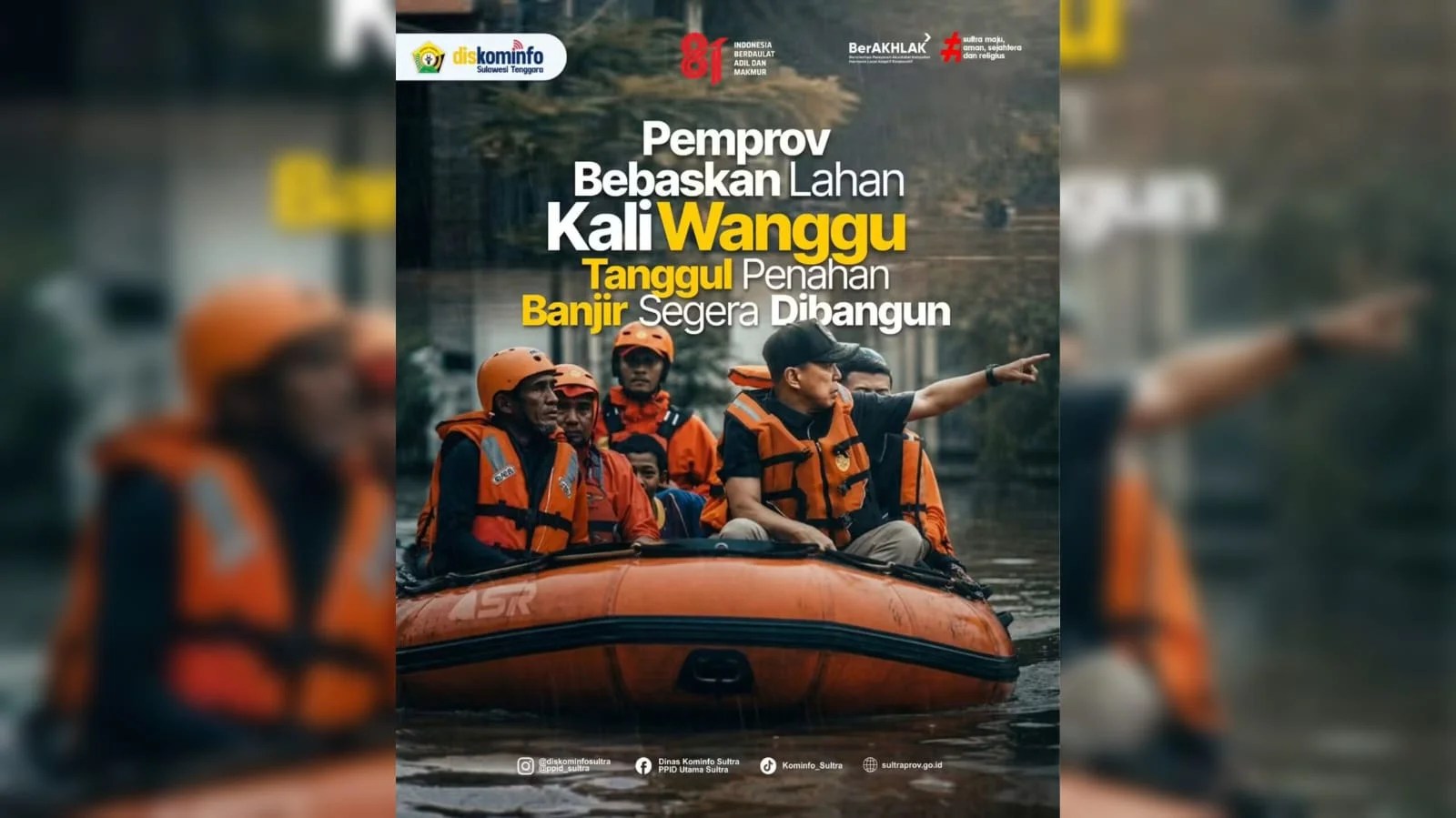 Pemprov Sultra Siapkan Pembebasan Lahan untuk Tanggul Sungai Wanggu dan Lepo-Lepo, 30 KK Terdampak