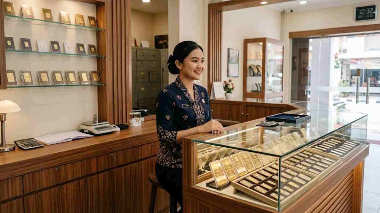 Harga Emas Pegadaian di Sumsel Hari Ini 23 Agustus 2026: Antam 1 Gram Tembus Rp2,782 Juta, UBS dan Galeri24 Ikut Naik