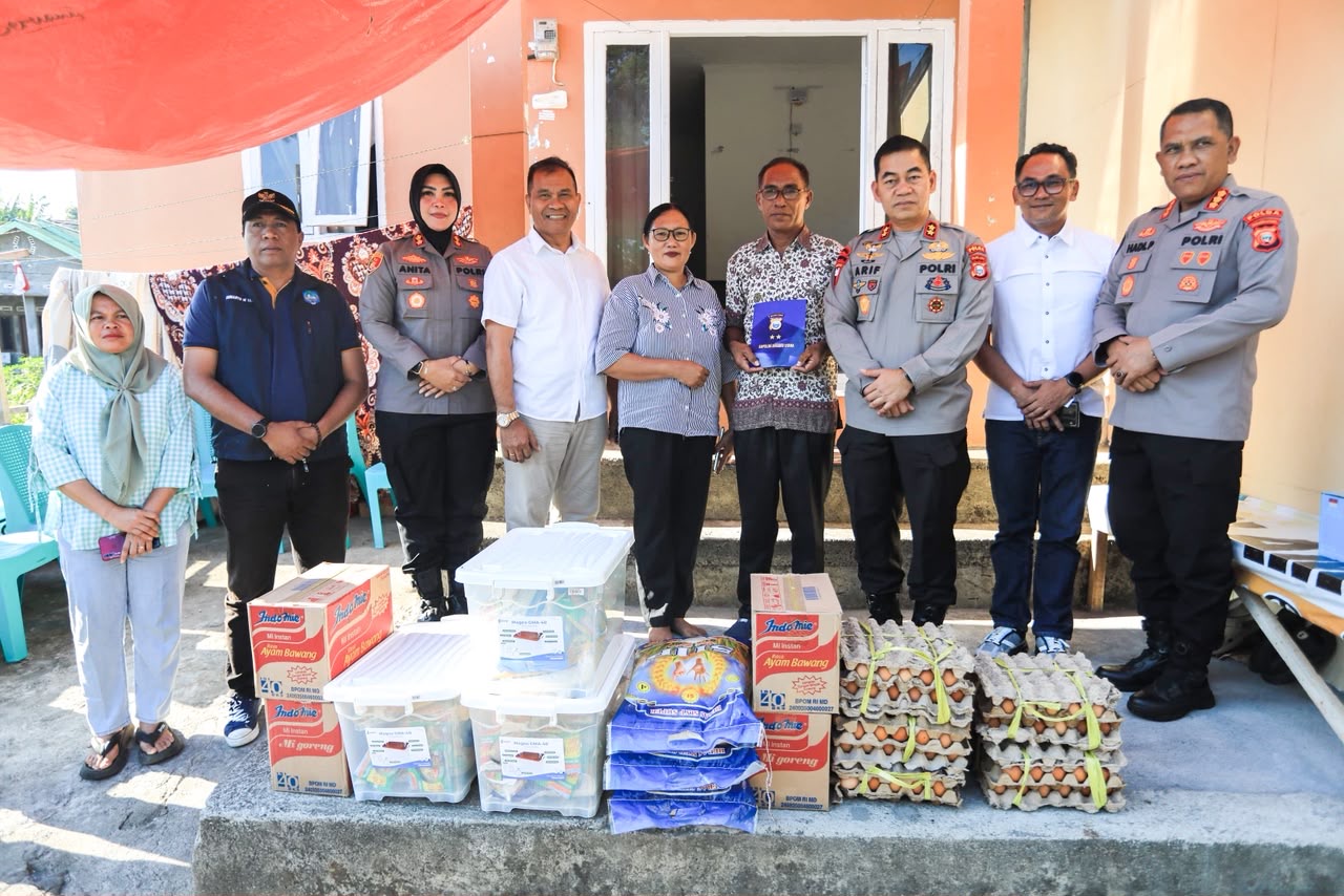 Kapolda Maluku Utara Temui Esau Sidemo, Nelayan Ternate yang Selamat Setelah 26 Hari Terombang-ambing di Samudra Pasifik