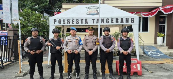 Sipropam Polresta Tangerang Polda Banten Sidak Kesiapsiagaan Personel Piket Jaga dan Layanan SPKT