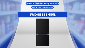 Transmart Full Day Sale 23 Agustus 2026: Kulkas 480L Polytron Rp 8,3 Juta, Simak Syaratnya