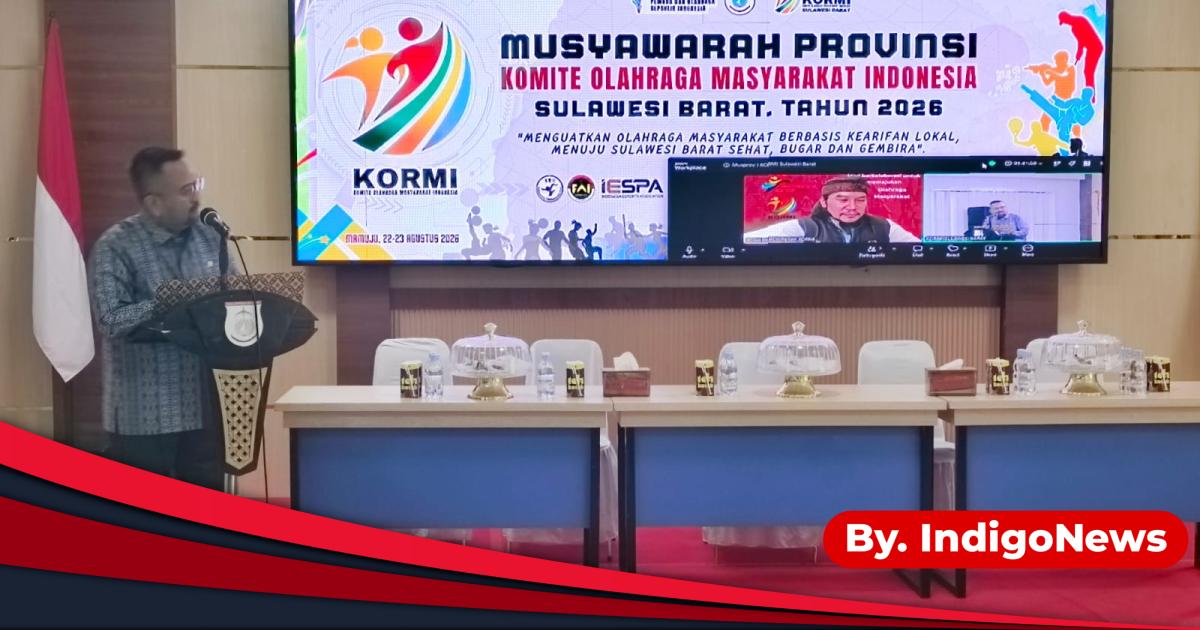 Musprov KORMI Sulbar Resmi Dibuka, Targetkan Pengurus Baru Periode 2026-2030