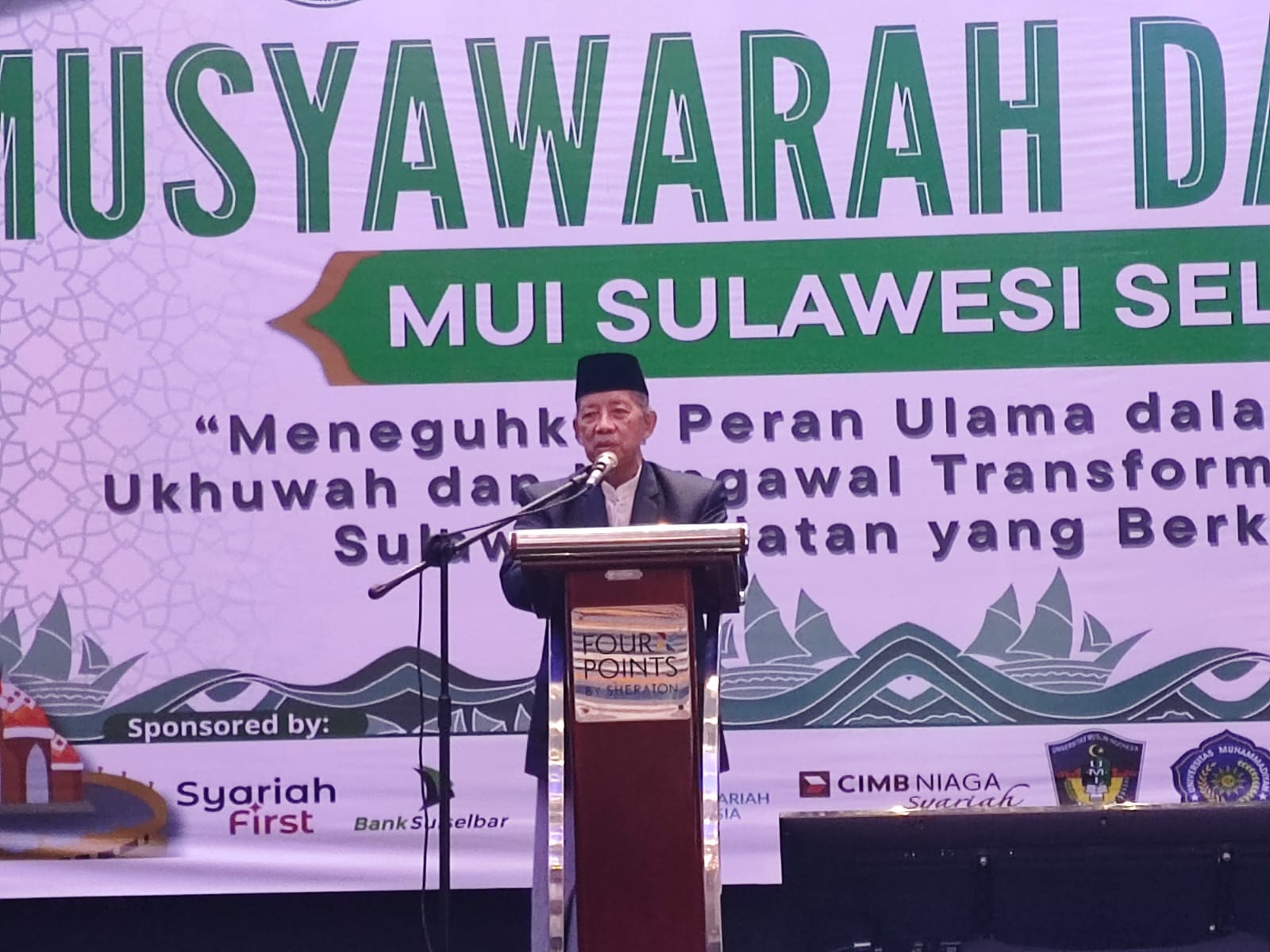 Pidato Perdana AGH Najamuddin Usai Kembali Pimpin MUI Sulsel: Perkuat Dakwah Digital dan Sinergi Ormas