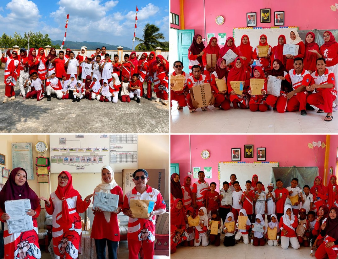 HUT RI ke-81 di Anambas, SD Negeri 007 Muntai Gelar Estafet Sarung hingga Pukul Paku untuk Tanamkan Nilai Perjuangan