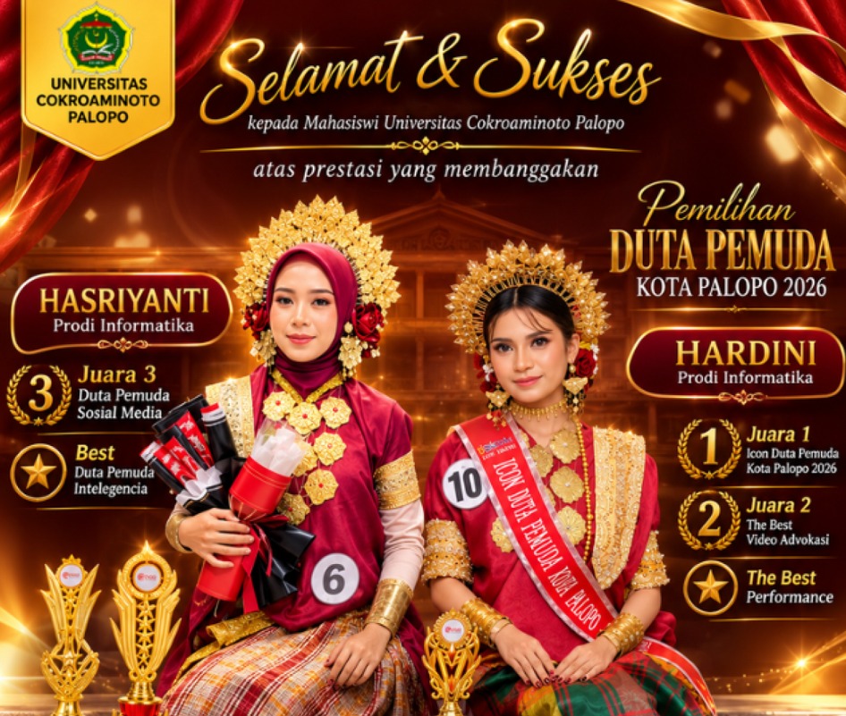 Dua Mahasiswi Informatika UNCP Palopo Borong Juara di Duta Pemuda 2026, Sabet 5 Penghargaan Sekaligus