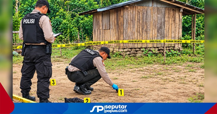 Polisi Olah TKP Penembakan dan Penyanderaan 9 Perempuan di Distrik Jila, Mimika, Satu Korban Patah Kaki