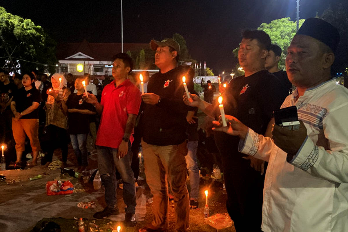 Doa Bersama di Alun-alun Pati, Tokoh Agama dan Ormas Serukan Jaga Kondusivitas demi Roda Ekonomi
