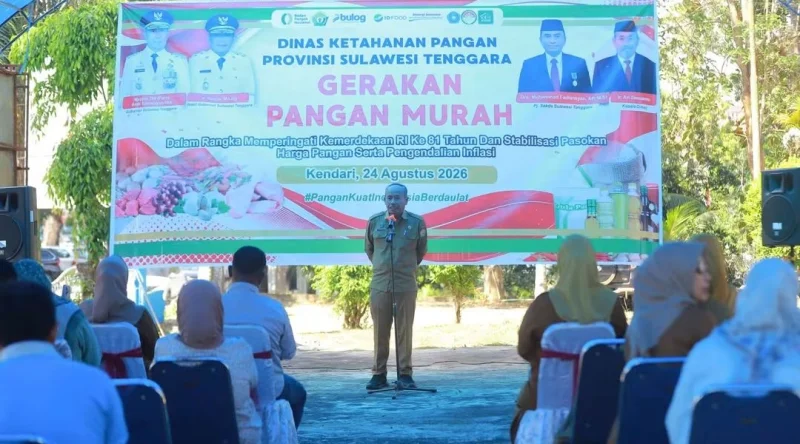 218 Kali Digelar di Sulawesi Tenggara, Gerakan Pangan Murah Dipastikan Terus Masif Sampai ke Kepulauan
