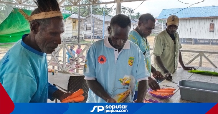 Lomba Masak untuk Kepala Keluarga di Mimika, Cara Kampung Sehat Ubah Pola Gizi Anak