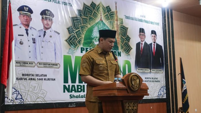 Peringatan Maulid di Morotai, Wabup Rio Dorong ASN Jadi Birokrat Berintegritas dan Melayani dengan Hati