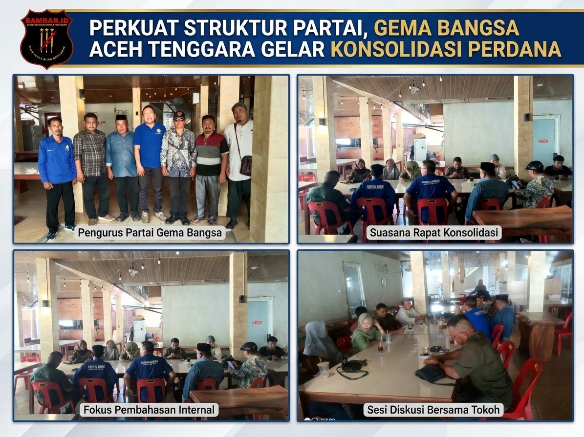 Partai Gema Bangsa Kukuhkan Struktur di Aceh Tenggara, Konsolidasi Perdana Dihadiri Pengurus 4 DPC