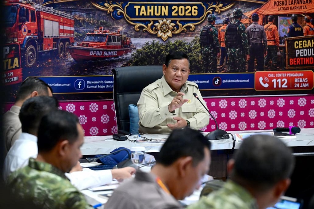 Prabowo Terjunkan 1.000 Perwira TNI-Polri untuk Sosialisasi Cegah Karhutla