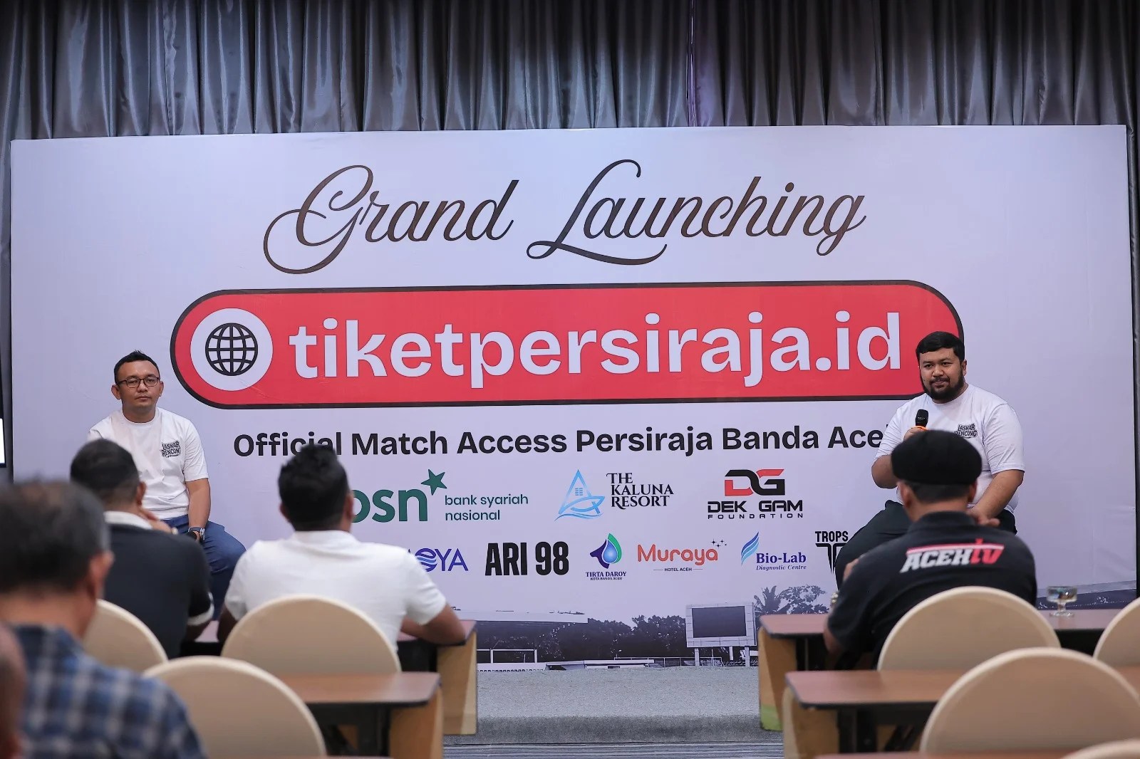 Persiraja Banda Aceh Resmi Luncurkan Tiket Digital, Suporter Cukup Scan Barcode di Pintu Masuk Stadion