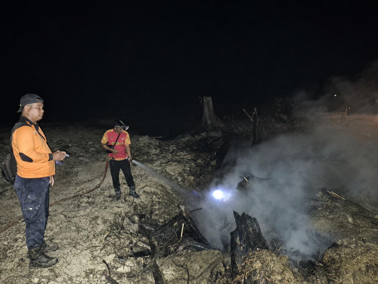 PT Nirmala Agro Lestari Kerahkan Drone dan Tim Siaga Padamkan Karhutla di Lamandau, Kapospol Beri Apresiasi