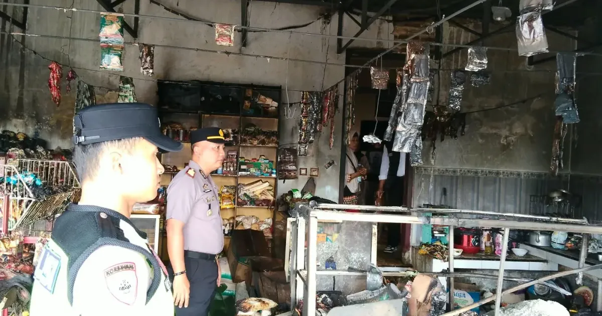 Toko di Wonopringgo Pekalongan Ludes Terbakar Saat Ditinggal Pemilik ke Pasar, Kerugian Capai Rp 100 Juta