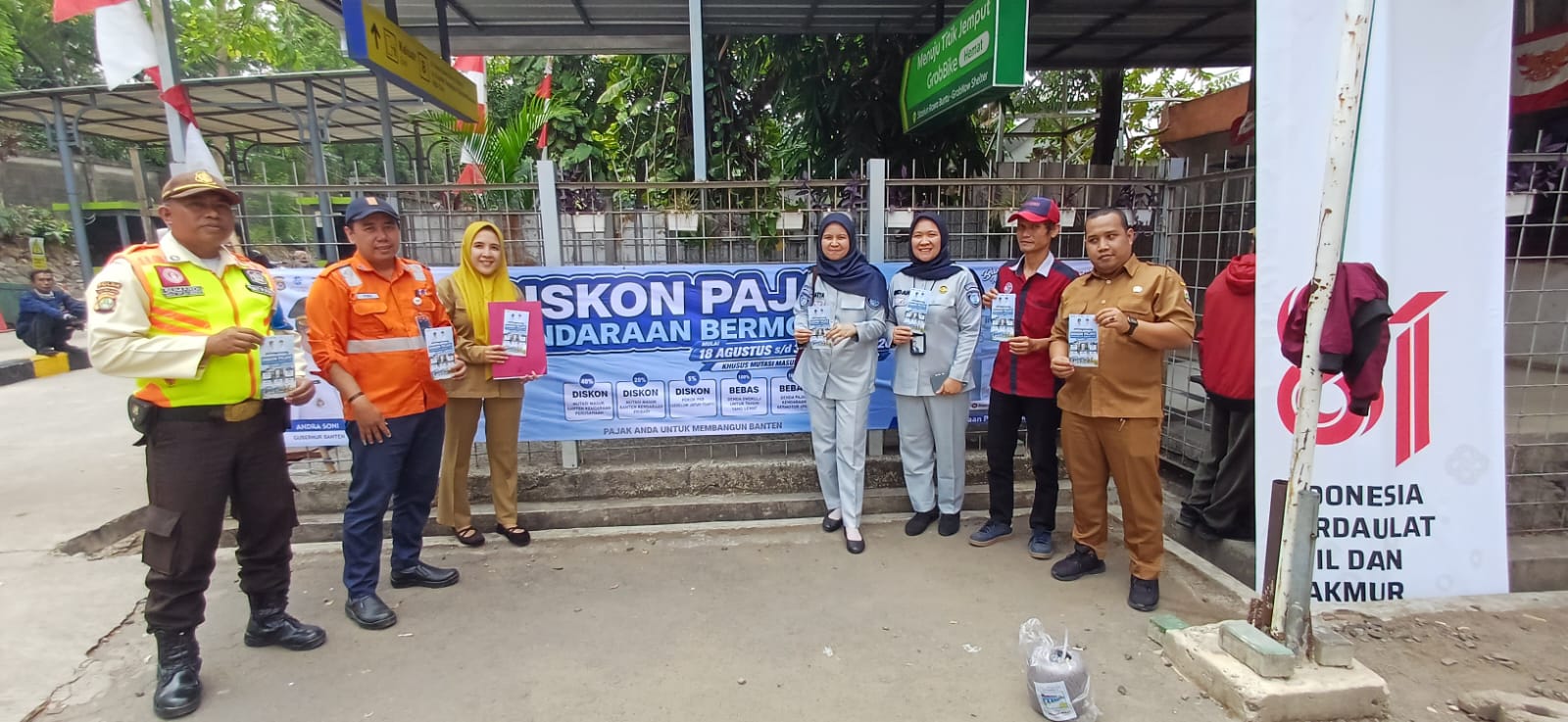 Jasa Raharja UPT Serpong Sosialisasi Diskon Pajak Kendaraan di Stasiun Rawa Buntu, Warga Diajak Manfaatkan Sebelum Periode Berakhir