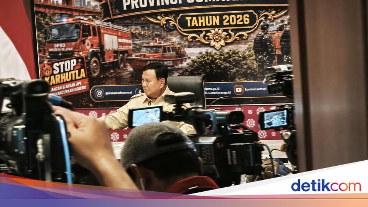 Presiden Prabowo Batalkan Tambah Helikopter Water Bombing untuk Karhutla Sumsel, Ganti dengan 100 Motor Trail dan 500 Mesin Pompa