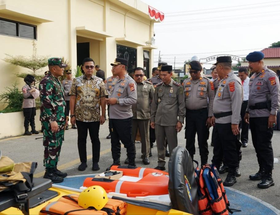 250 Personel Gabungan TNI-Polri-BPBD Gelar Apel Kesiapsiagaan di Langsa Antisipasi Karhutla 2026