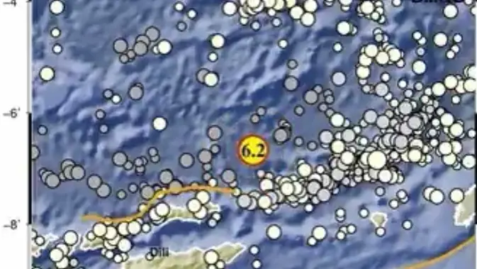 Gempa Magnitudo 6,2 Guncang Maluku Barat Daya, BMKG Pastikan Tidak Berpotensi Tsunami