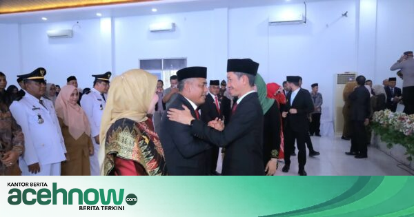Bupati Aceh Barat Lantik Kurdi sebagai Sekda Definitif, 25 Pejabat Baru Dilantik di Aula Teuku Umar