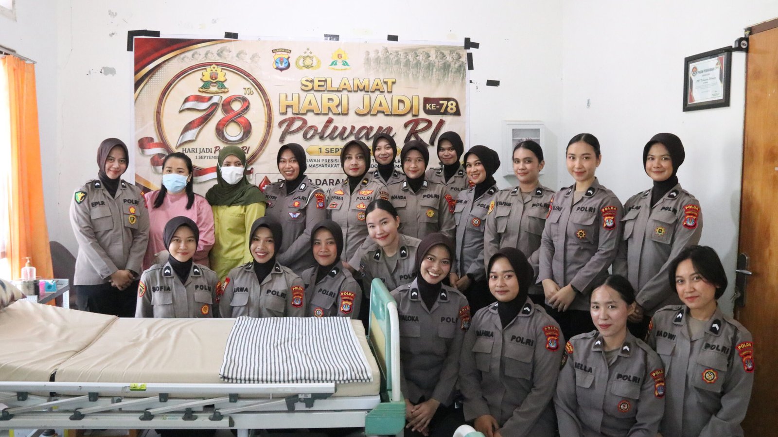 Polwan Polda Kaltara Donorkan Darah di PMI Bulungan, 30 Personel Ikut Ramaikan HUT Polwan ke-78
