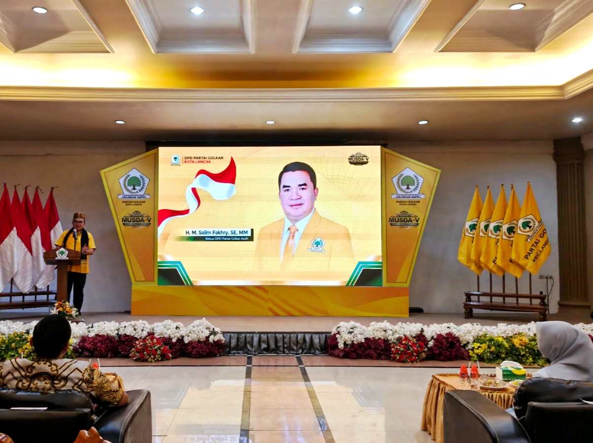 Musda V Golkar Langsa Digelar, Ketua DPD I Aceh Minta Kader Solid Dukung Jeffry-Haikal Hingga Akhir Jabatan