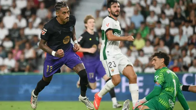Barcelona Gaspol di Kandang Elche, Juara Bertahan Menang 5-0 di Laga Pembuka La Liga