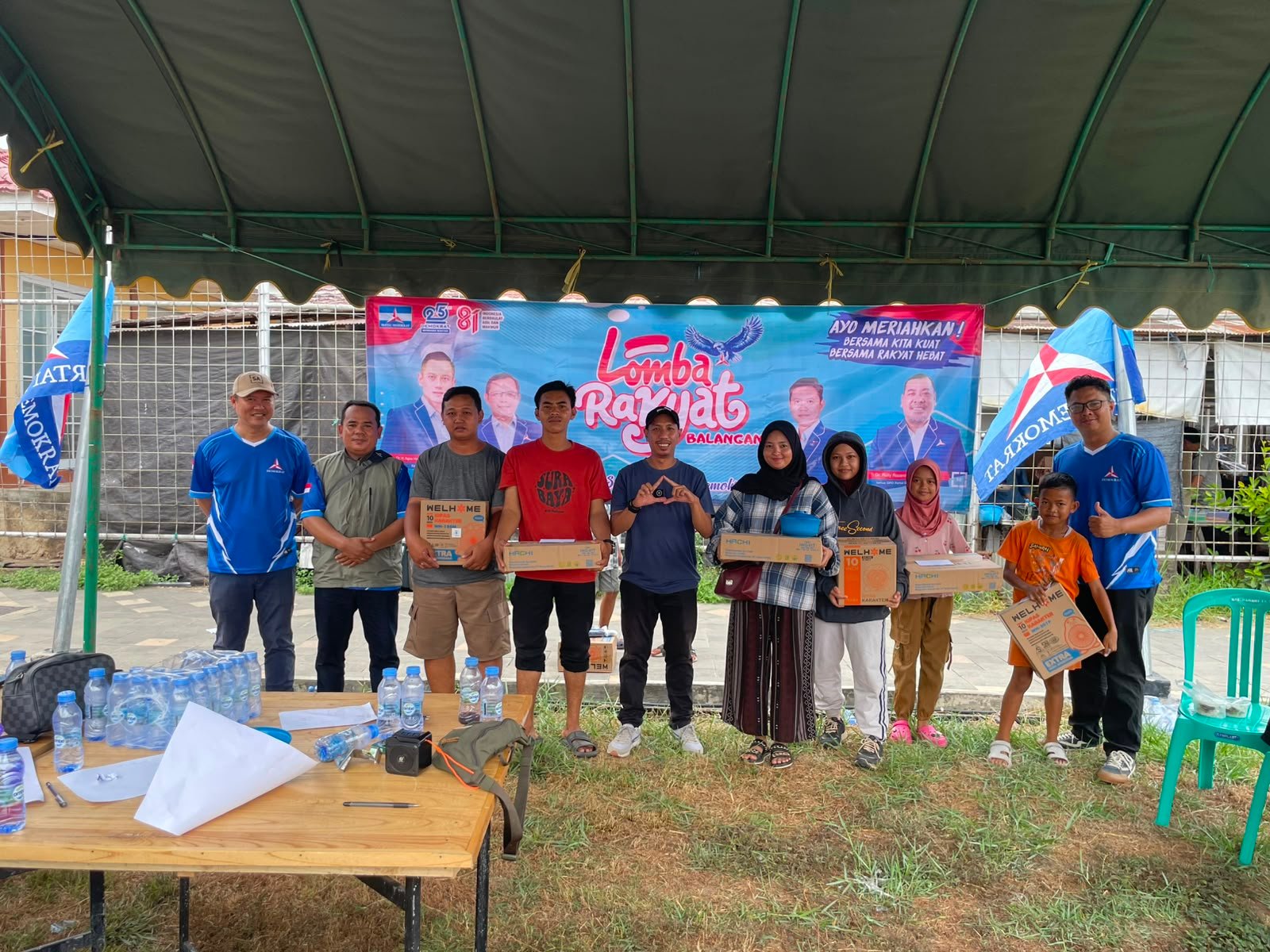 DPC Demokrat Balangan Gelar Pesta Rakyat di Lapangan Martasura, Lomba Tradisional Warnai HUT ke-81 RI