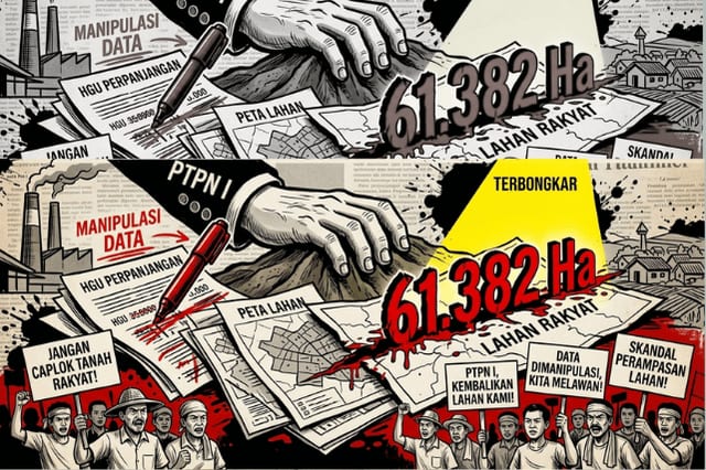 PTPN I Regional I Dikabarkan Caplok 61.382 Hektare Lahan Masyarakat di Deli Serdang-Binjai-Langkat, Data HGU Diduga Digelembungkan