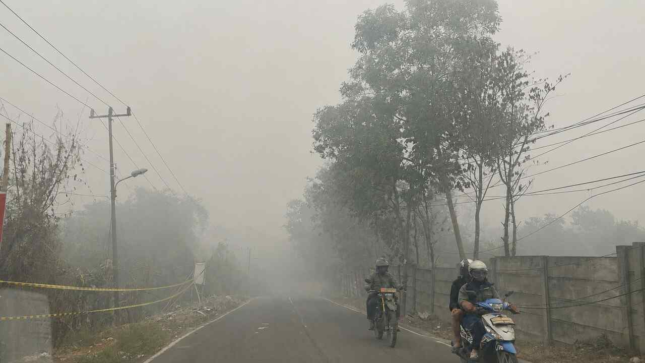Udara Kabur Masih Selimuti Palembang dan Sejumlah Wilayah Sumsel Hari Ini, BMKG Catat Suhu Capai 35 Derajat