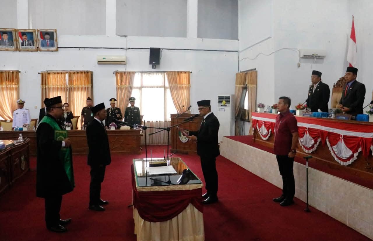 DPRD Seluma Lantik Santoso Jadi Anggota PAW dari PKB Gantikan Ramadhansyah yang Wafat