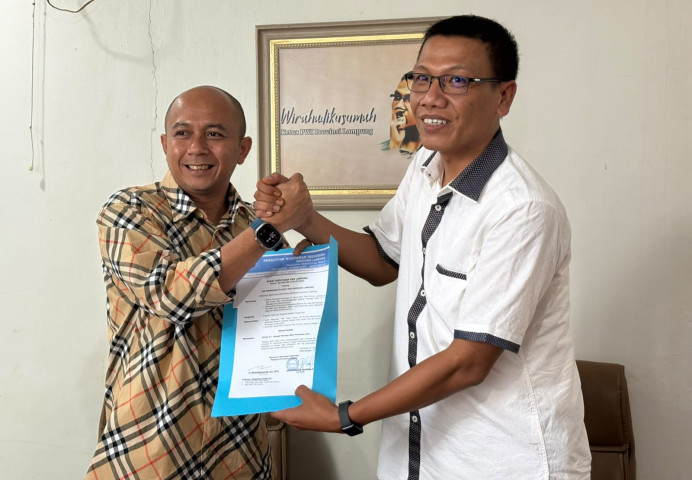 PWI Lampung Tunjuk Waka DPRD Bandar Lampung Afrizal sebagai Manajer Tim Biliar Porwanas 2027
