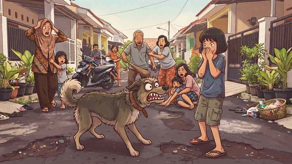 Bocah SD di Arjasari Bandung Dilarikan ke Rumah Sakit Usai Diserang Anjing Pitbull, Korban Alami Luka di Kepala dan Telinga