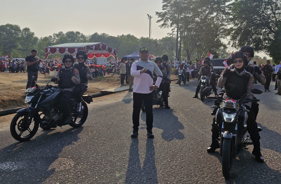 Polres Bangka Barat Kerahkan 52 Personel Amankan Karnaval HUT RI ke-81 di Mentok, Ini Titik Pengamanannya