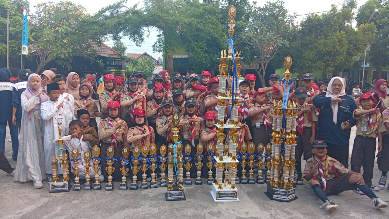 Pasus Raden Denok SDN Rawa Denok Borong 27 Piala di Lomba Pramuka se-Jabodetabek, Total 39 Trofi dalam 3 Bulan
