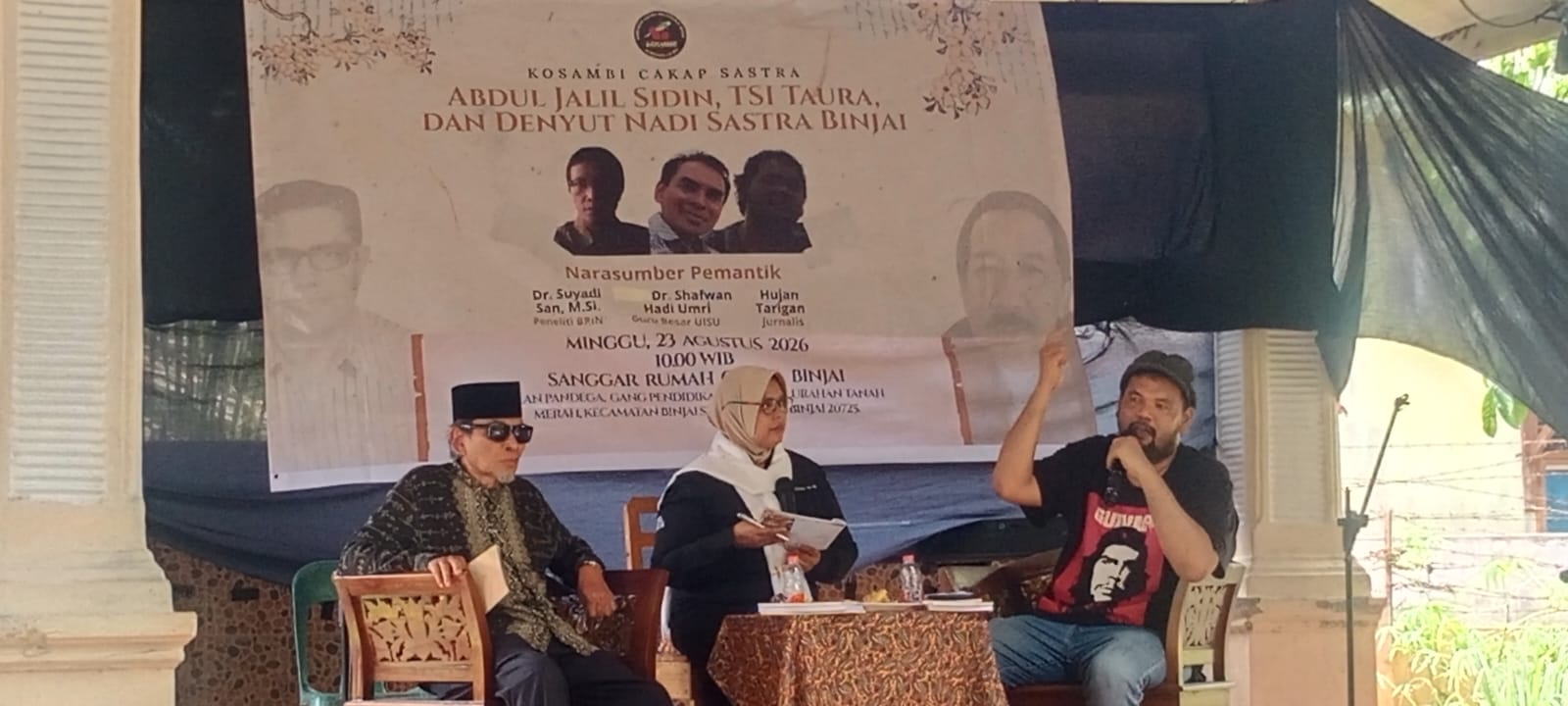 KOSAMBI Gelar Diskusi Sastra di Binjai, Bahas Warisan Amir Hamzah hingga Regenerasi Penyair Muda