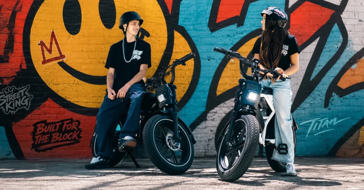 Heybike Titan Meluncur, E-Bike Gaya Moped Full Suspension dengan Dua Baterai