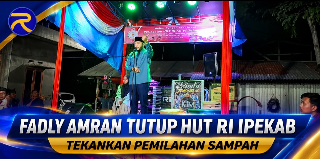 Wali Kota Padang Fadly Amran Tutup HUT RI ke-81 IPEKAB, Ajak Warga Kuranji Pilah Sampah dari Rumah
