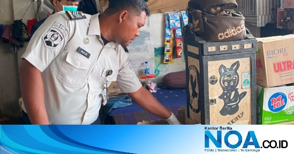 Razia Mendadak Lapas Blangpidie, Petugas Sita Pisau Rakitan hingga Botol Kaca dari Kamar Hunian Warga Binaan