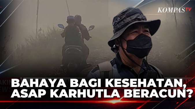 Kabut Asap Karhutla Kepung Banjarbaru, Orang Tua Perlambat Kendaraan demi Keselamatan Anak Saat Antar ke Sekolah